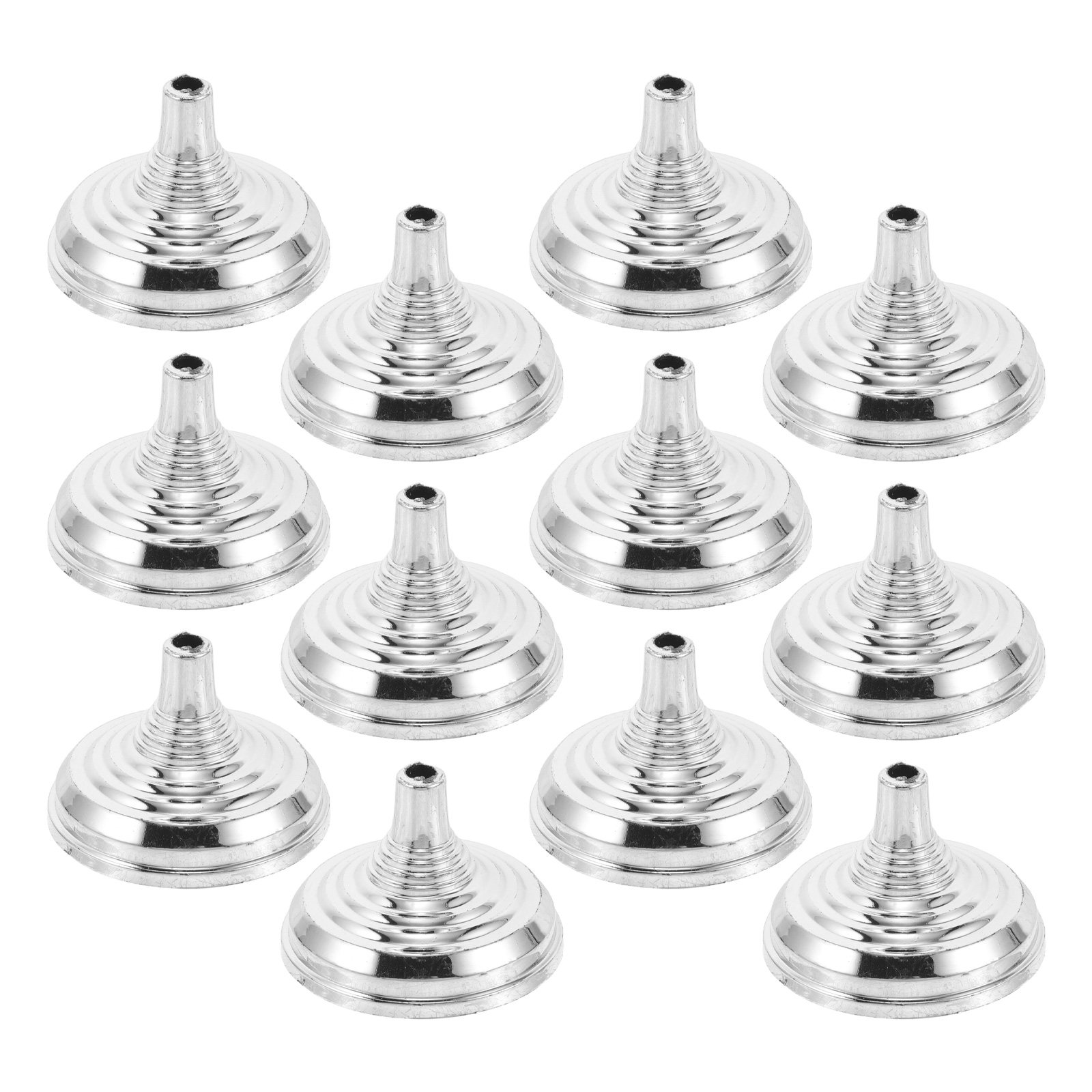 Office Furniture Installation - 12Pcs Silver Mini Desk Flag Stand