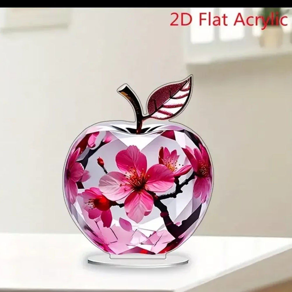 Office Furniture Equipment - 1 piece, 2D flat apple shaped
