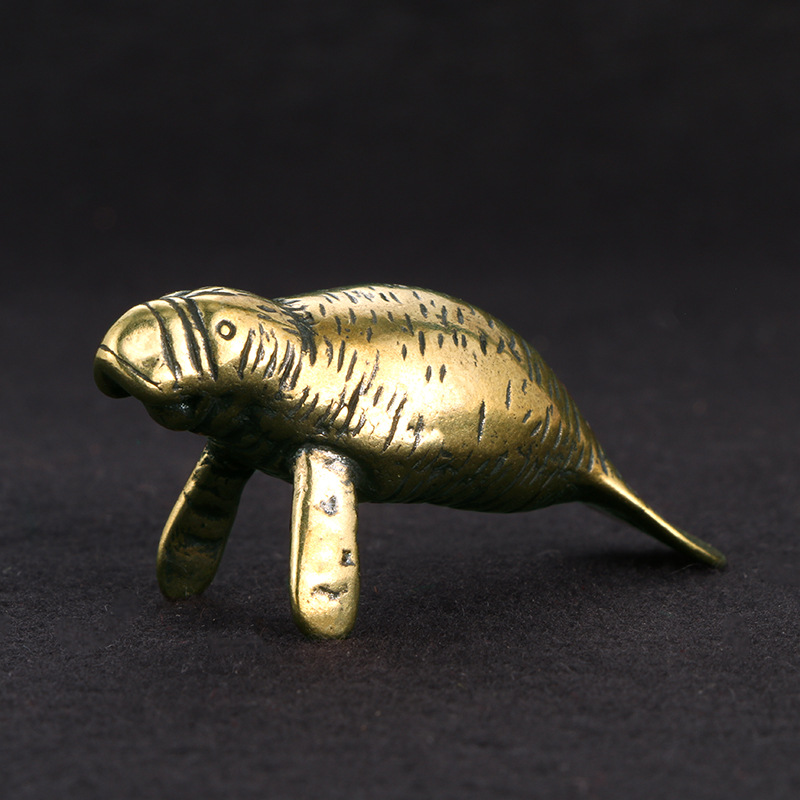 Brass Florida Manatee Decorati - Office Furniture Equipment 评论和价格