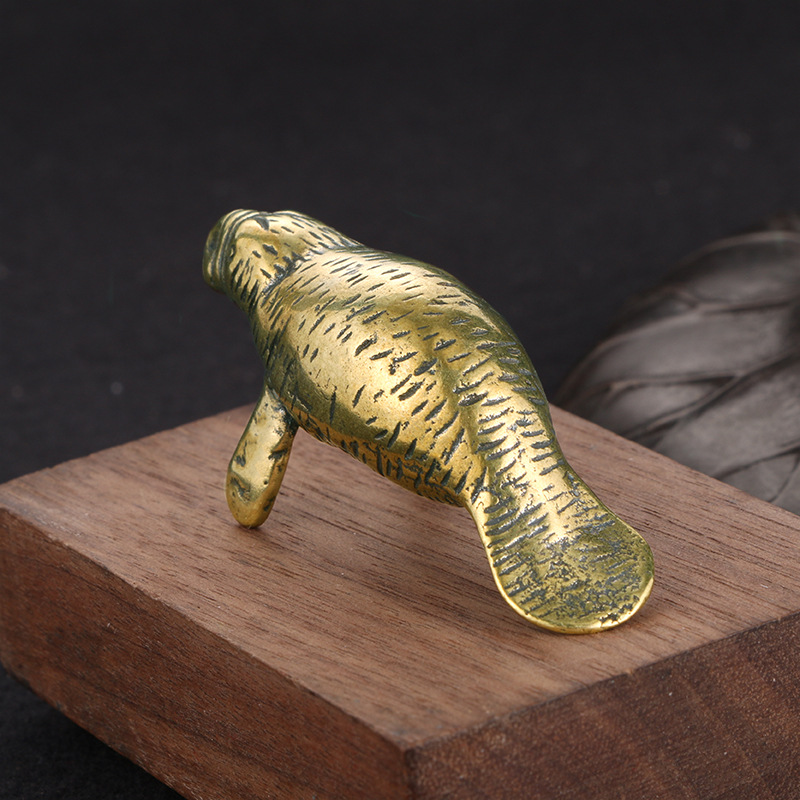 Brass Florida Manatee Decorati - Office Furniture Equipment 评论和价格
