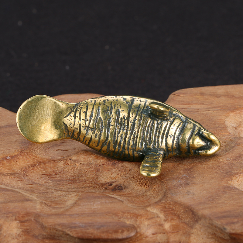 Brass Florida Manatee Decorati - Office Furniture Equipment 评论和价格