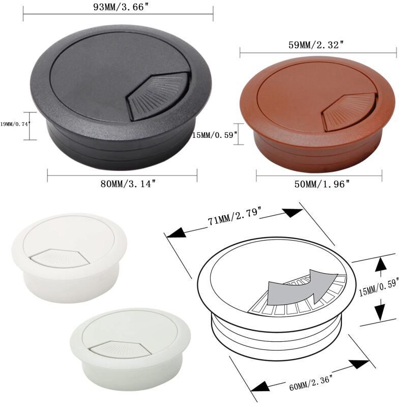 1Pcs Cable Hole Cover Cord Gro - Office Furniture Equipment 评论和价格