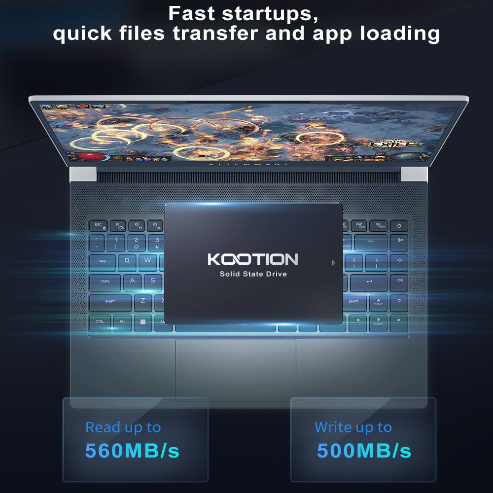 KOOTION SATA SSD Hard Drive 64 - Work Office Furniture 评论和价格
