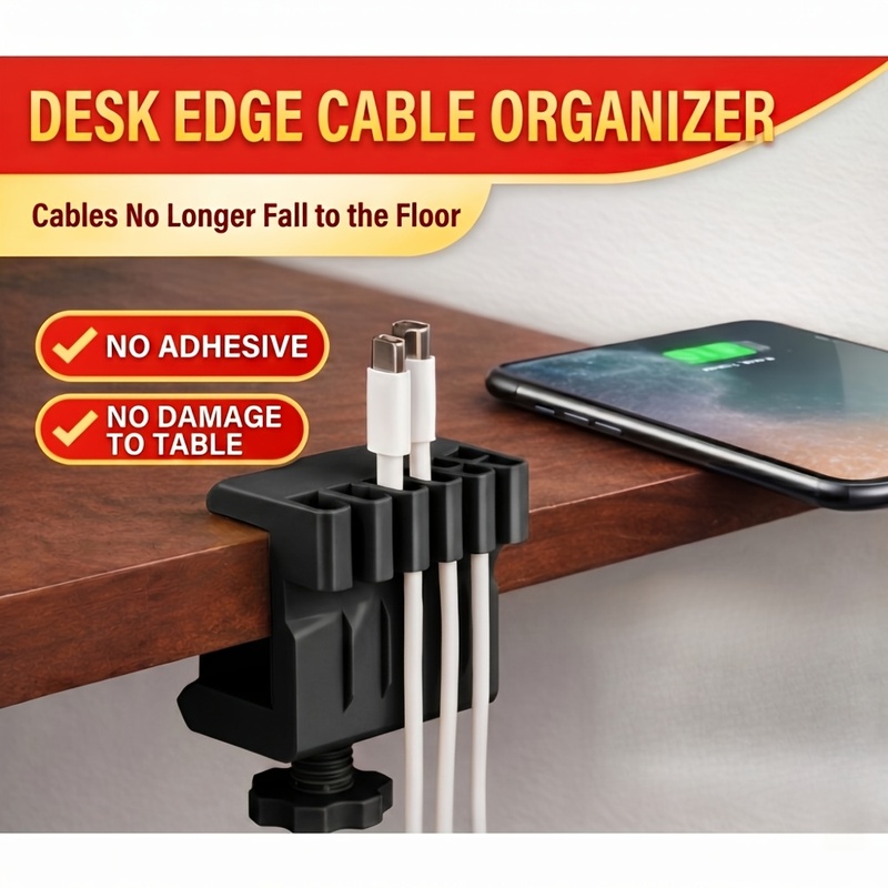 3 desktop cable manager clips  - Office Furniture Installation 评论和价格