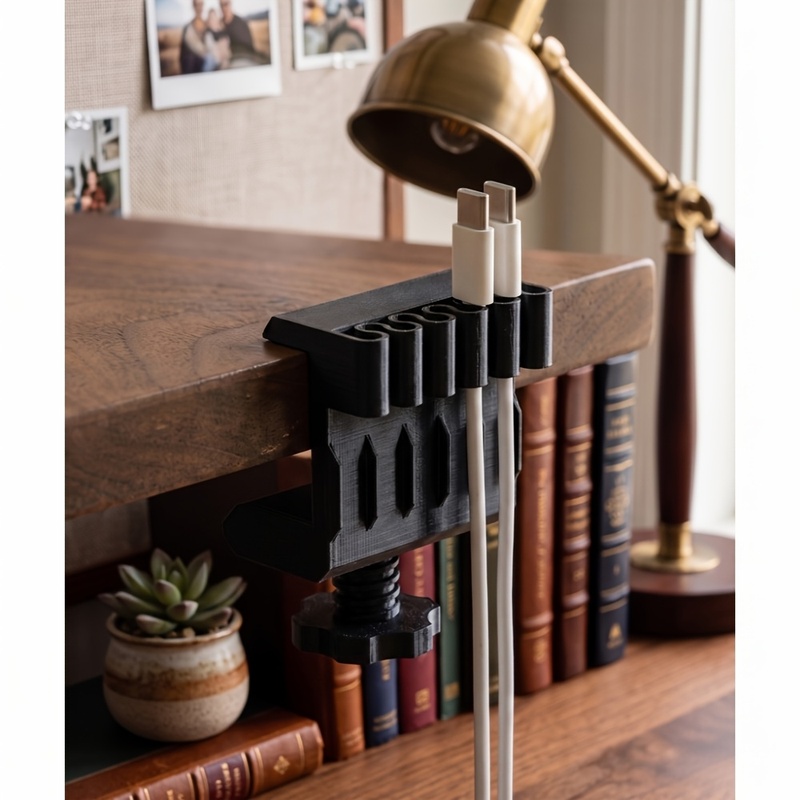 3 desktop cable manager clips  - Office Furniture Installation 评论和价格