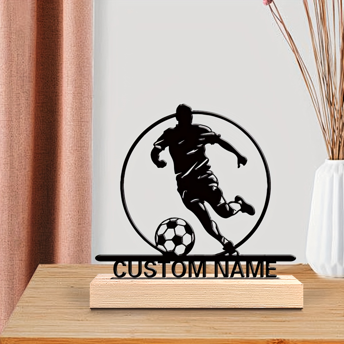 Custom Soccer Player Metal Sta - Office Furniture Installation 评论和价格
