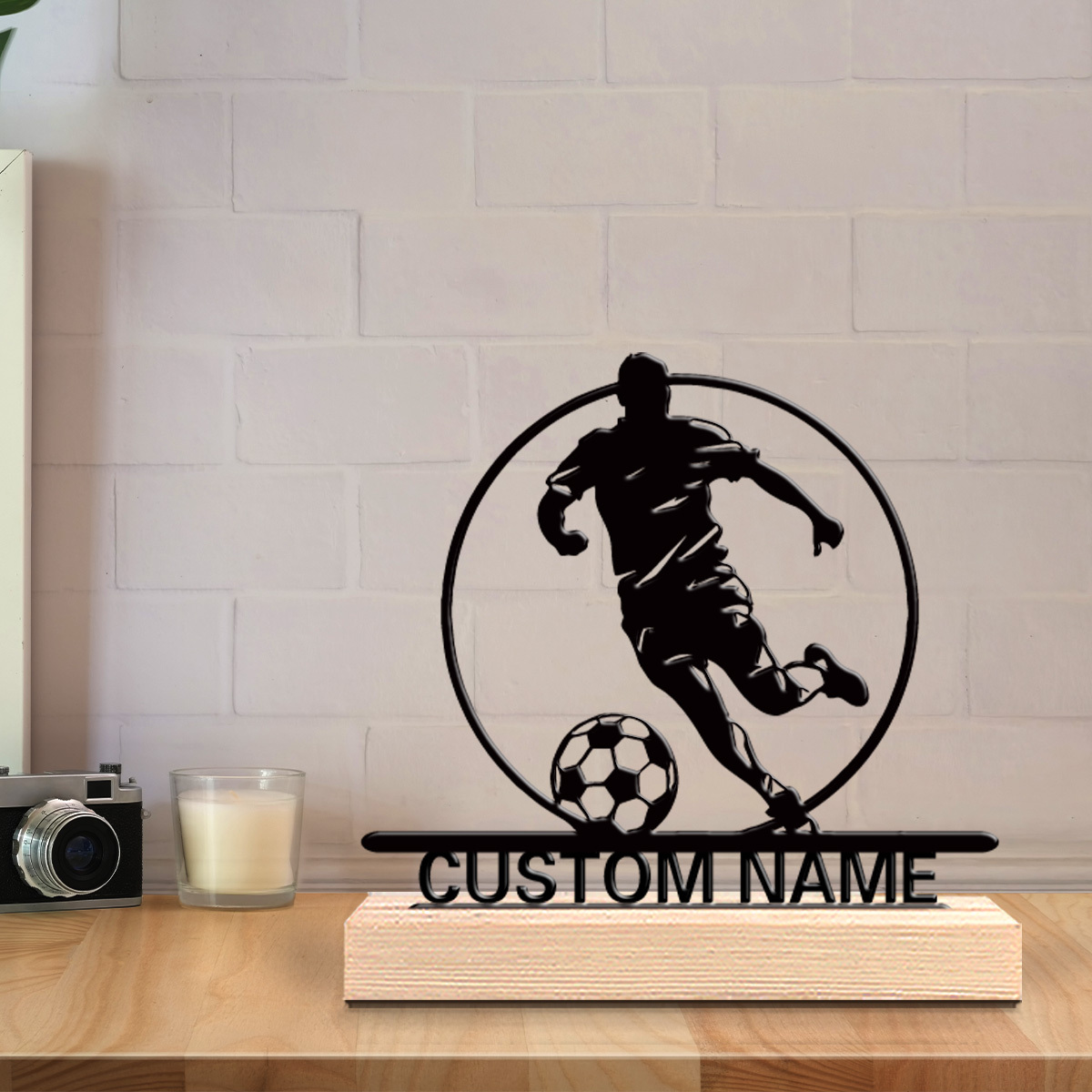 Custom Soccer Player Metal Sta - Office Furniture Installation 评论和价格