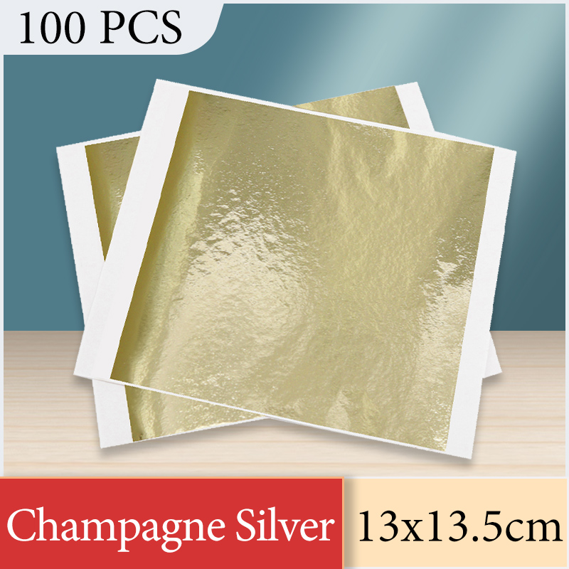 13x13.5cm Champagne Silver Foi - Office Furniture Equipment 评论和价格