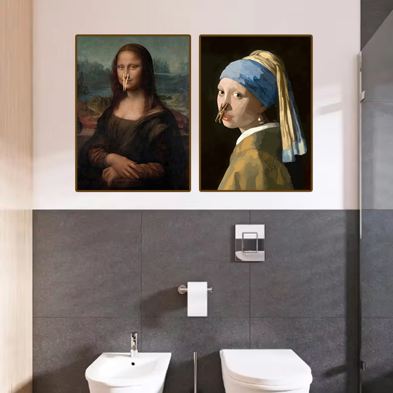 1pc Funny Abstract Bathroom To - Office Furniture Equipment 评论和价格