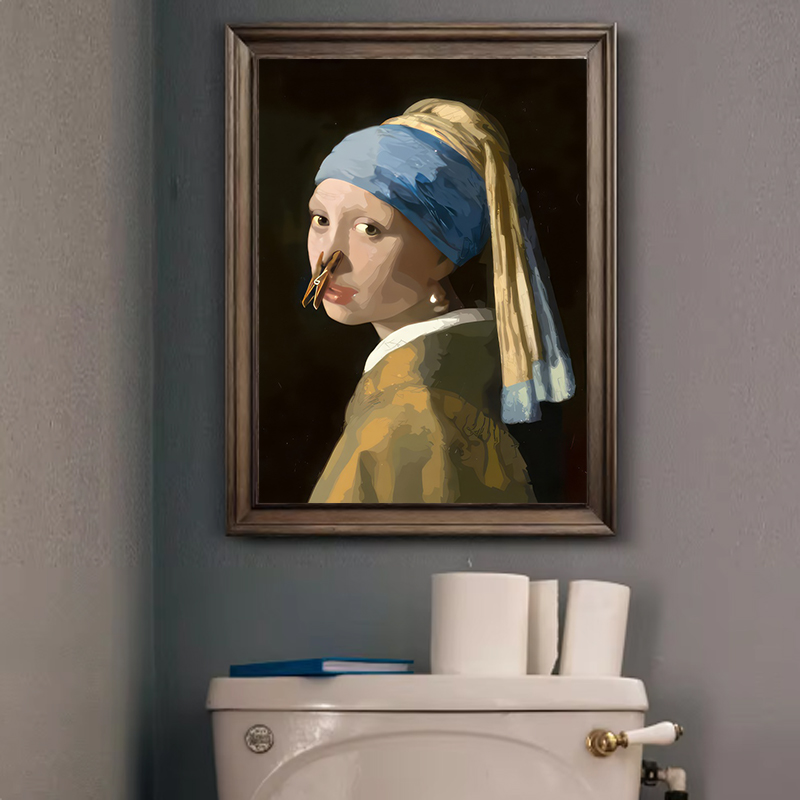 1pc Funny Abstract Bathroom To - Office Furniture Equipment 评论和价格
