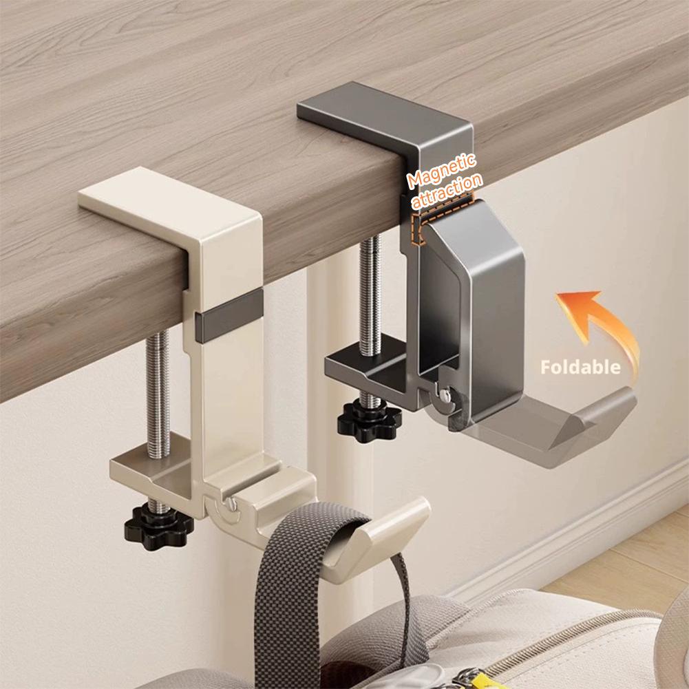No Drill Foldable Desk Hook  C - Office Furniture Installation 评论和价格