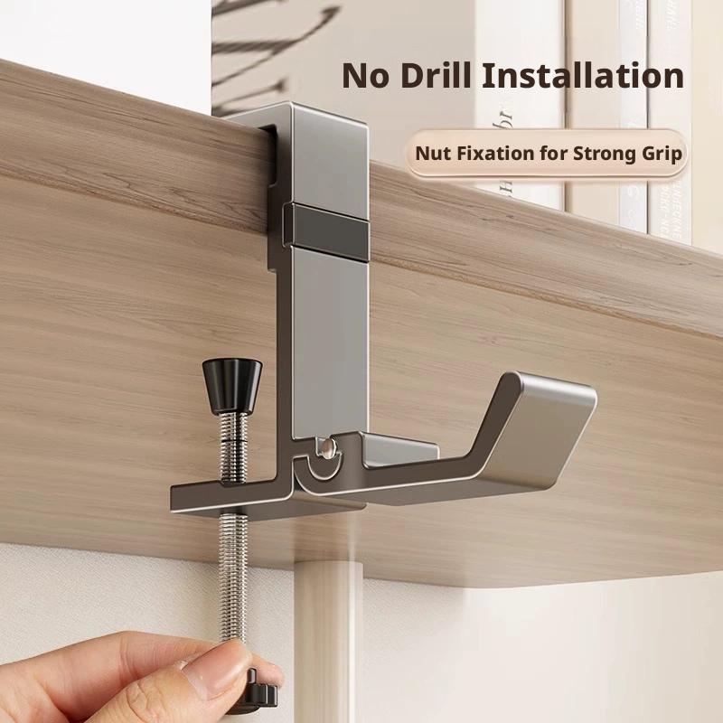 No Drill Foldable Desk Hook  C - Office Furniture Installation 评论和价格