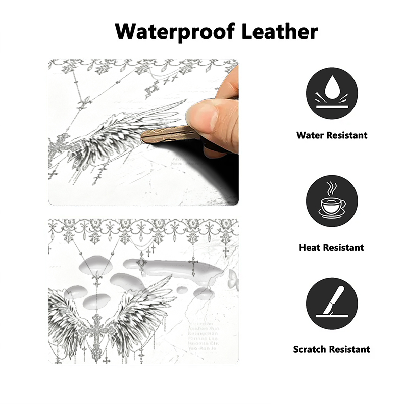 Leather Mousepad Black White A - Office Furniture China 评论和价格