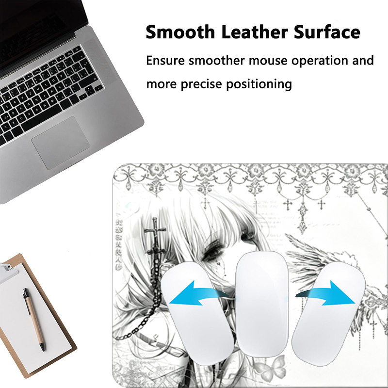 Leather Mousepad Black White A - Office Furniture China 评论和价格