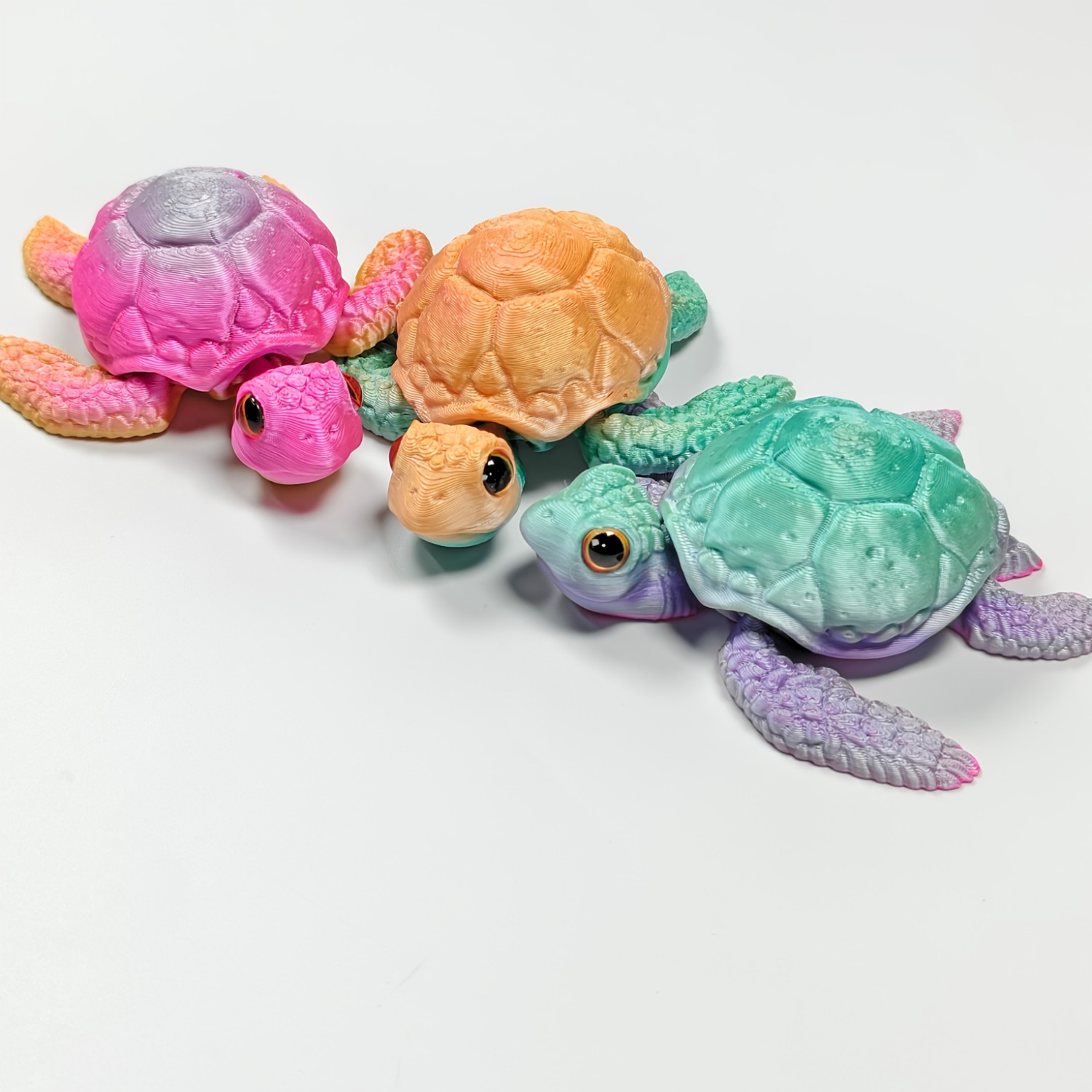 3D Printed Colorful Sea Turtle - Office Furniture Online 评论和价格